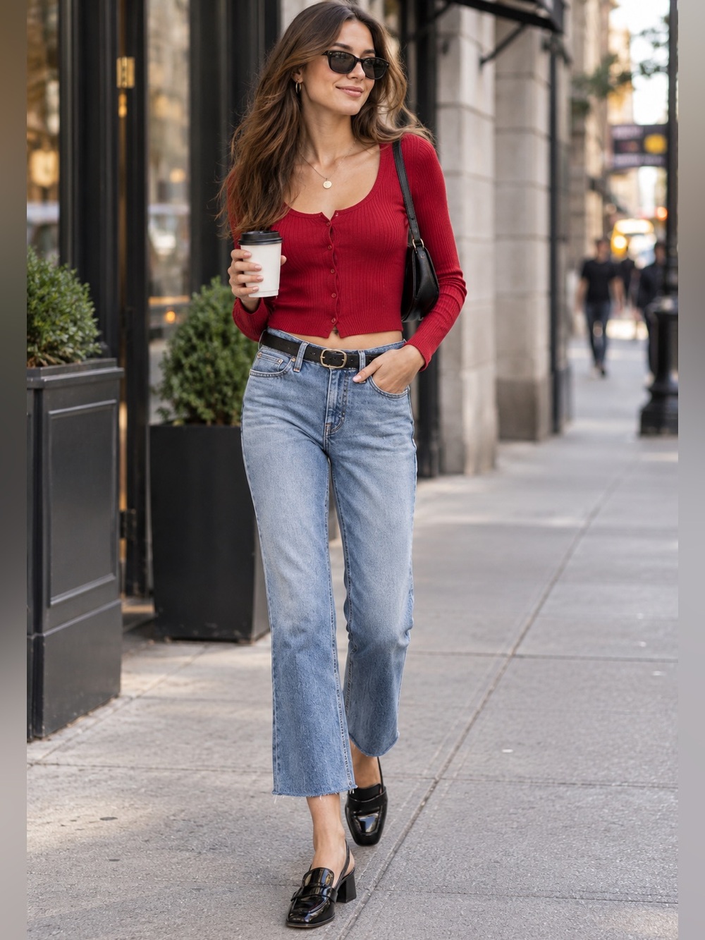 NWT - J. Crew - 9" demi-boot crop jean in Ruby wash - Size 26